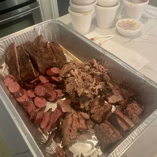 The whole kit and kabootle.