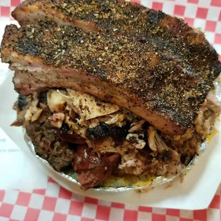 Chopped Beef & Sausage Sandwich