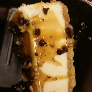 Yummy turtle cheesecake my absolute fav!