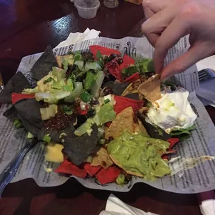 Decent nachos with chili