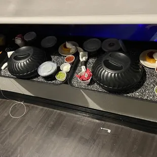 a variety of food items