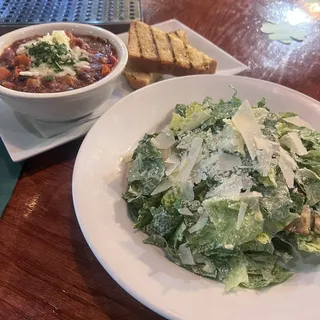 Vegetarian Chili Soup Brunch