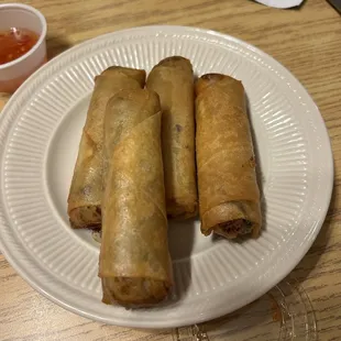 Egg rolls.