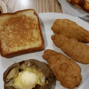 Chicken strip dinner