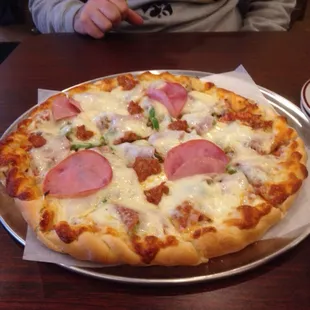 Terrific House pizza. Our first visit to this new Norwalk restaurant