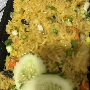 this is the pineapple fried rice.