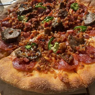 The Ranch Hand pizza added jalapeños