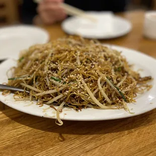 Fried noodle in soy sauce. While not a DimSum dish, this was good.