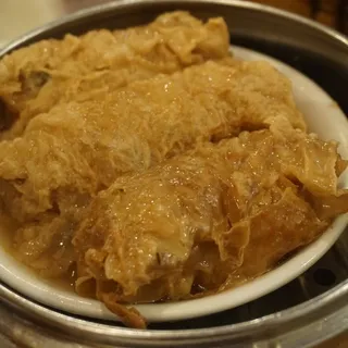 Steamed Beancurd Wrap with Pork in Oyster Sauce