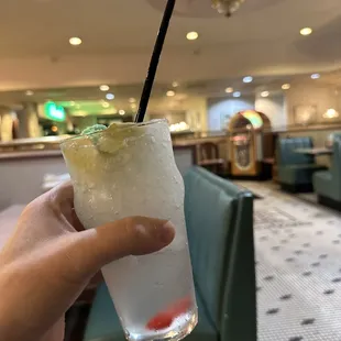 The limeade is perfection... but you can make it extra delicious by asking for a 2nd scoop of lime sherbet