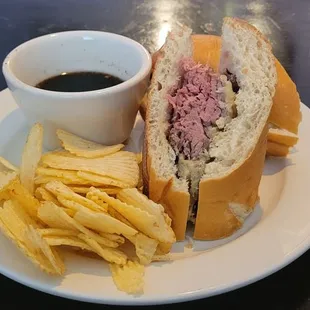 Prime rib sandwich