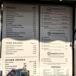 Solid menu. Good, strong coffee.