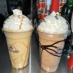 Frozen lattes.