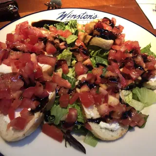 Tomato And Goat Cheese Bruschetta