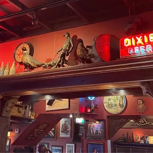 Over the backside of the bar...I'm 'pheasant'ly pleased.