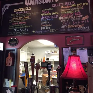 Special Mix Drinks and Beer list