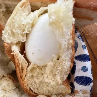 Delicious Italian Easter Egg Bread PANE DI PASQUA they make @ Easter Time @ Winter Hill Bakery in Somerville MA.