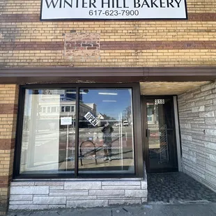 The Exterior of the building @ Winter Hill Italian Bakery in Somerville MA.