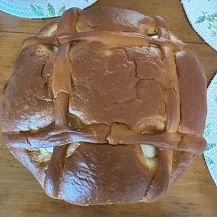 Delicious Italian Easter Egg Bread PANE DI PASQUA they make @ Easter Time @ Winter Hill Bakery in Somerville MA.