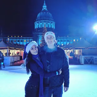 In front of City Hall