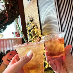 Christmas apple and Maple Old Fashion