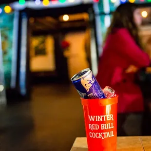 Start off your weekend with a Winter Red Bull Cocktail!