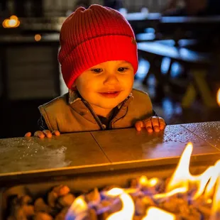 The weather outside might be frightful but our fire is so delightful!