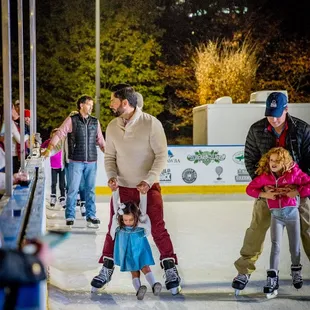End a long week (or day) with a little ice skating with the family
