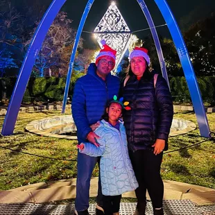 With family