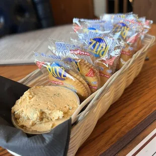 cheese and crackers