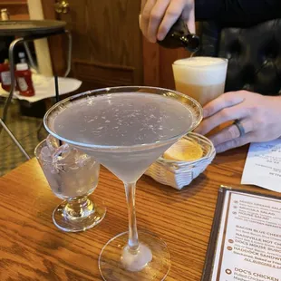 Blueberry martini