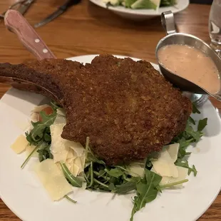 Veal arugula salad