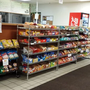 Expanded snack and candy section