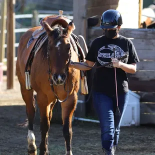 Riding lessons with Jenna