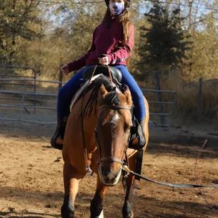 Riding lessons with Jenna