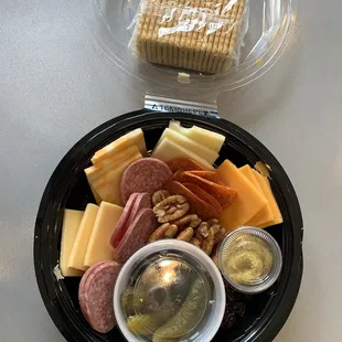 Charcuterie tray.