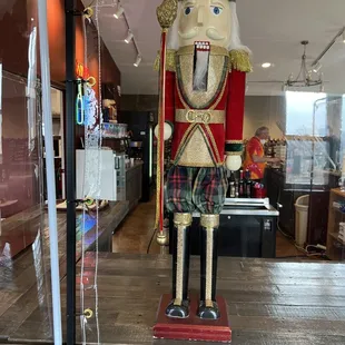 a wooden nutcracker