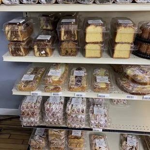 a variety of baked goods