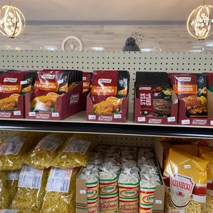 a variety of products