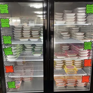 a refrigerated refrigerator