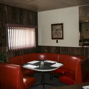 corner booth