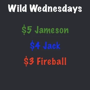 Wednesday Specials