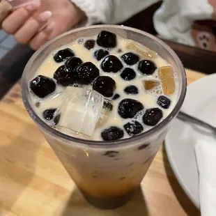 Thai tea boba