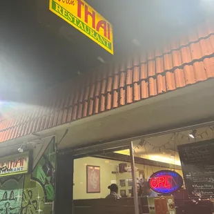 Front of the restaurant