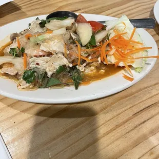 27. Yum Woon Sen Salad Plate