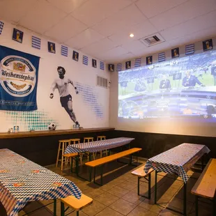 Screening and private party room