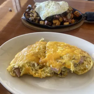 The Cowboy Skillet and Texas Omelette