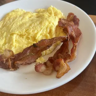 Eggs and bacon