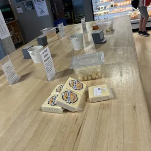 Cheese tasting? Yes!  My new favorite is Wisconsin Muenster