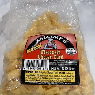 Hubby couldn't leave without getting some fresh and waxy cheese curds.